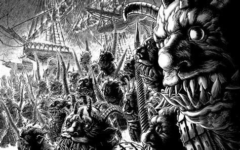 Kentaro Miura trabajando en Berserk