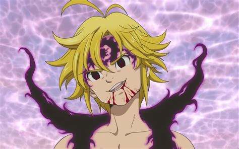 Escena emotiva de Meliodas en The Seven Deadly Sins