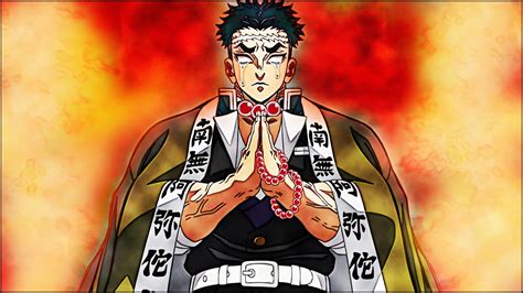 Gyomei Himejima rezando