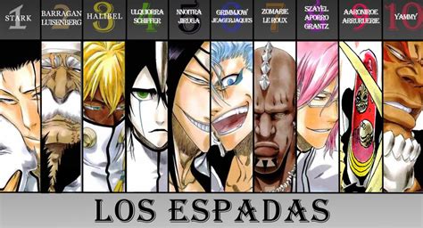 Los Espada de Bleach