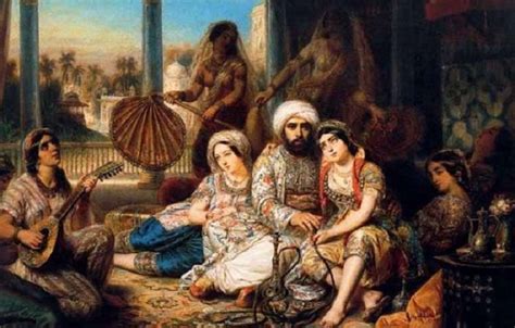 Representación de un harén