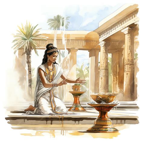 Sacerdotisa realizando ritual