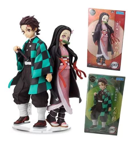 Figuras de Tanjiro y Nezuko Kamado