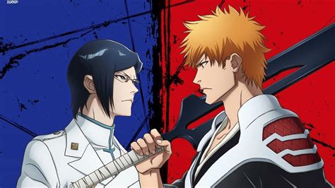 Ichigo y Uryū luchando juntos contra Grand Fisher