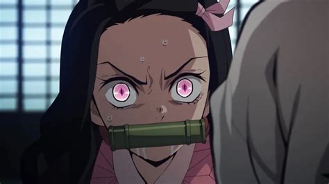 Ilustración de Nezuko Kamado controlando su sed de sangre