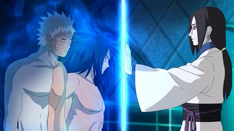 Ilustración de los diferentes cuerpos de Orochimaru