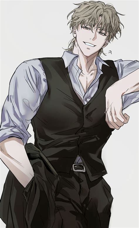 Ilustración de personajes de Manhwa de acción