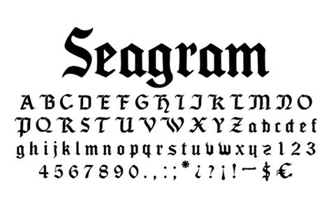 Ejemplo de tipografía gótica
