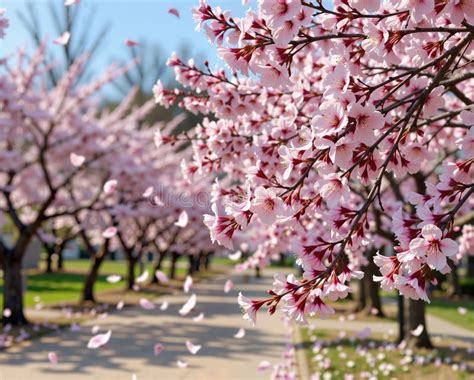 Flores de cerezo en plena floración
