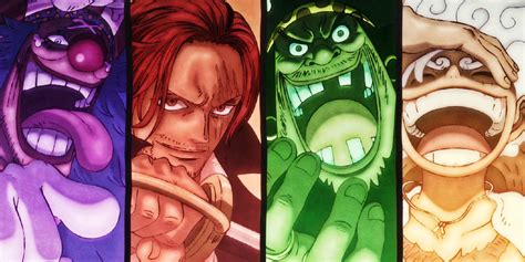 Los Cuatro Emperadores de One Piece