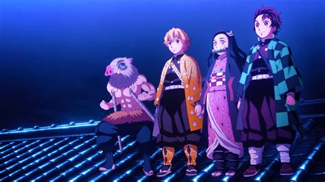 Escena de acción de Demon Slayer: Arco del Distrito del Placer