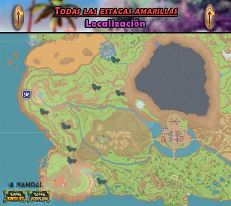 Mapa de Conton City con la ubicación de las misiones paralelas