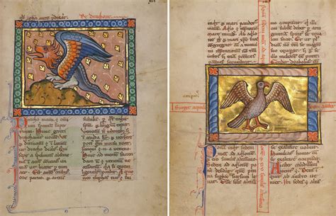 Representación del lobo en un bestiario medieval