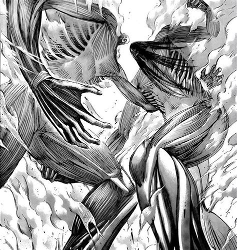 Reconstrucción del titán con Eren en su interior.