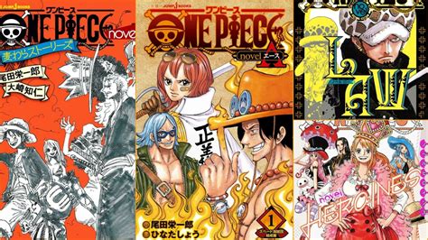 Portada de una novela de One Piece