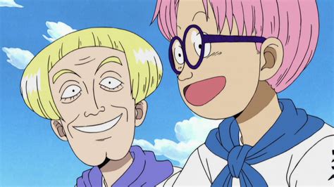 Coby y Helmeppo entrenando con Garp