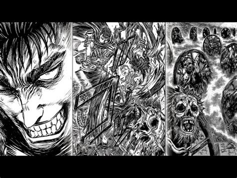 Guts enfrentándose a esqueletos poseídos