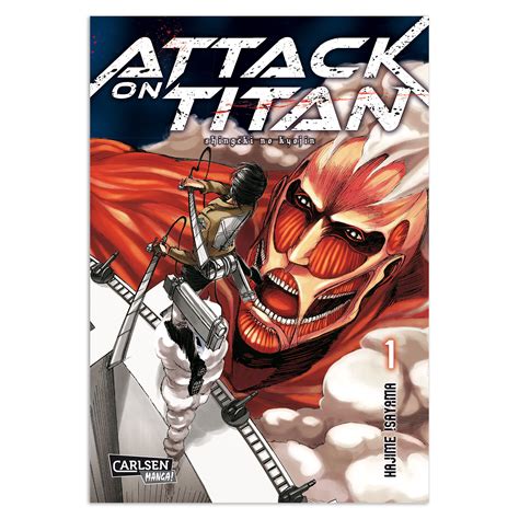 Portada del volumen 1 de Attack on Titan