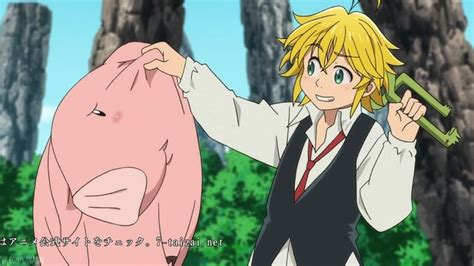 joven misterioso emerge del agua junto a Meliodas y Hawk