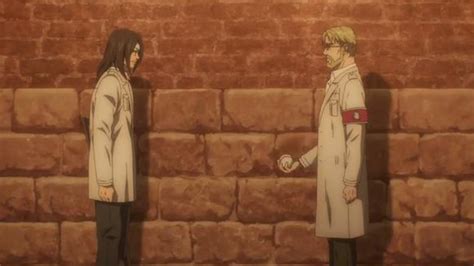 Eren y Zeke en el plano espiritual