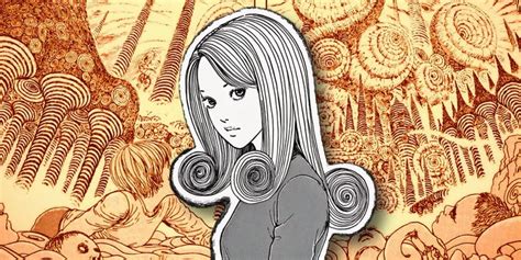 Infografía de las obras más populares de Junji Ito