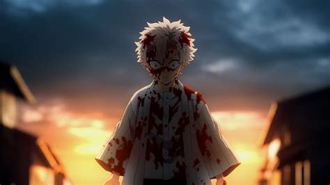 Sanemi con su madre asesinada