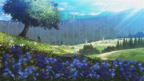 Mapa de Hita destacando lugares de interés de Shingeki no Kyojin