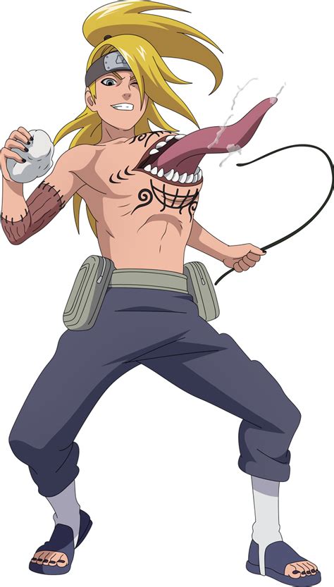 Deidara usando su C3