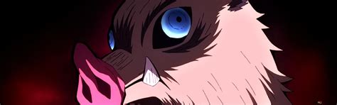 Inosuke Hashibira con su máscara