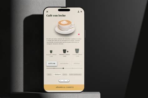Interfaz de Omaid Cafe en Ren'Py