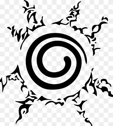 Representación visual del sello de Kurama y el Cuarto Hokage