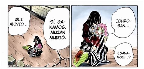Iguro Obanai en la batalla final contra Muzan