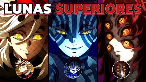 Mapa conceptual de la estructura de las Lunas Superiores en Kimetsu no Yaiba