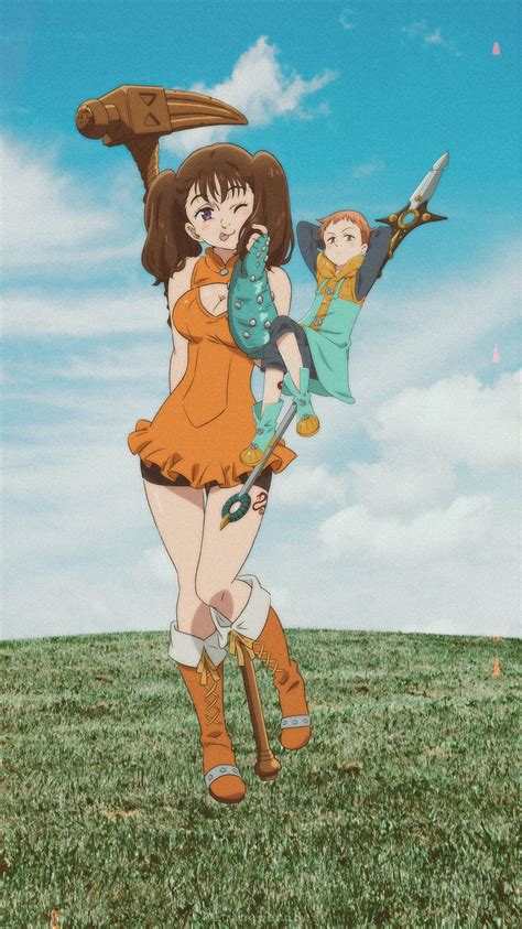 King y Diane en Nanatsu no Taizai