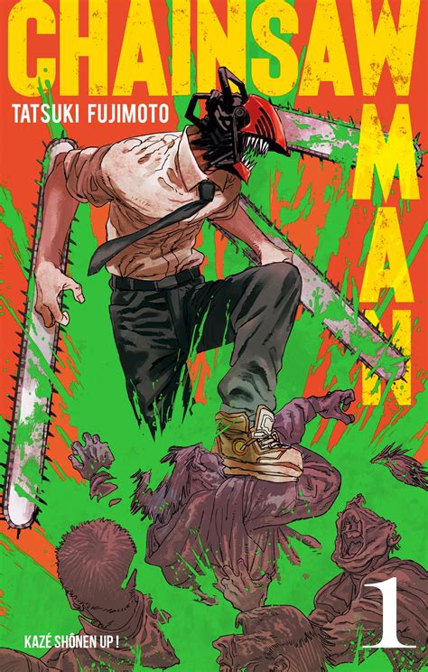 Portada del primer volumen del manga Chainsaw Man