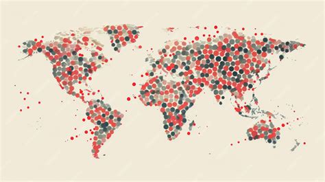 Mapa del mundo de Britannia con puntos de interés marcados