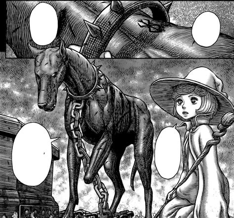 Guts enfrentando a un demonio caballo