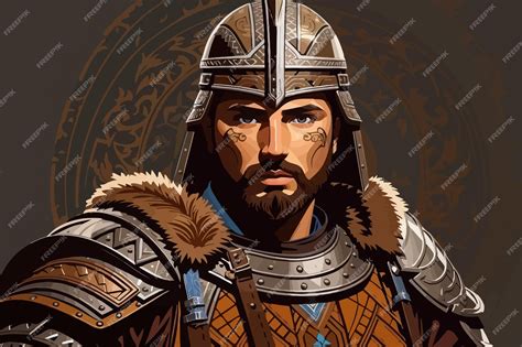 Ilustración de un guerrero Zorn