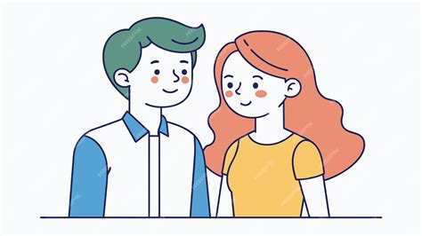 Ilustración de un hombre y una mujer en una pose tensa