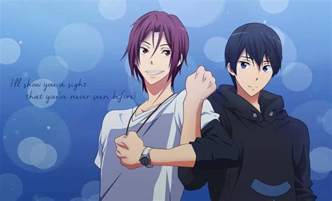 Rin y Haruka de Free!