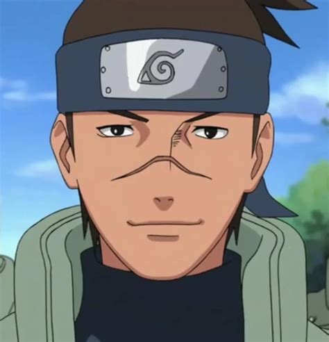 Iruka Umino como instructor en la Academia Ninja
