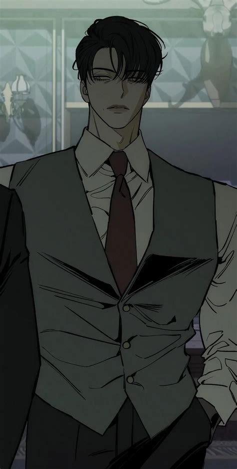 Ilustración de personajes de manhwa