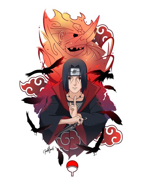 Diseño original conceptual de Itachi Uchiha