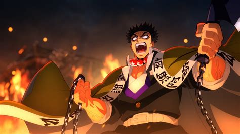 Gyomei luchando contra Muzan