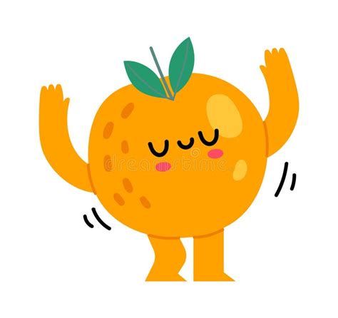 Happy saludando con una fruta
