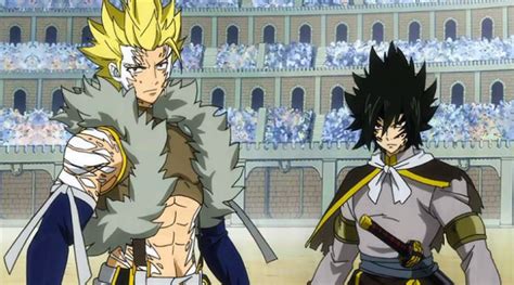 Sting y Rogue activando la fuerza del dragón