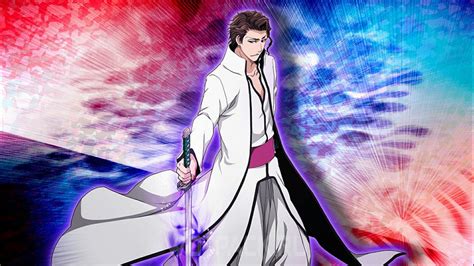 Ilustración de Aizen Sosuke como antagonista