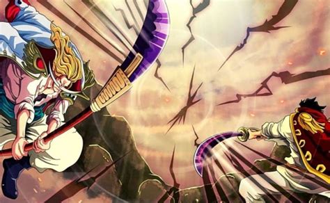 Montaje de personajes icónicos de One Piece que usan Haki del Rey