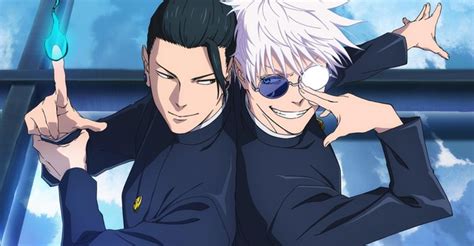 Póster oficial de Jujutsu Kaisen: Hidden Inventory / Premature Death - The Movie con Gojo y Geto