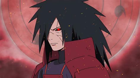 Madara Uchiha activando el Sharingan